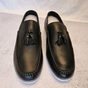 🍁Size 8 Black Tassle Loafer Classic Calf Leather, Snover, Product of Canada🇨🇦
